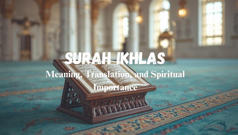 Surah Ikhlas – Meaning, Translation, and Spiritual Importance Surah Ikhlas